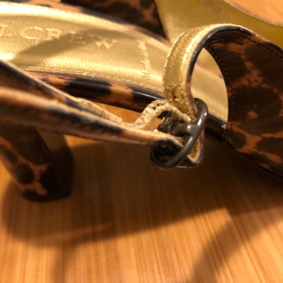 J.Crew Patent Leather Leopard Print Heels  8 1/2 - Picture 9 of 14